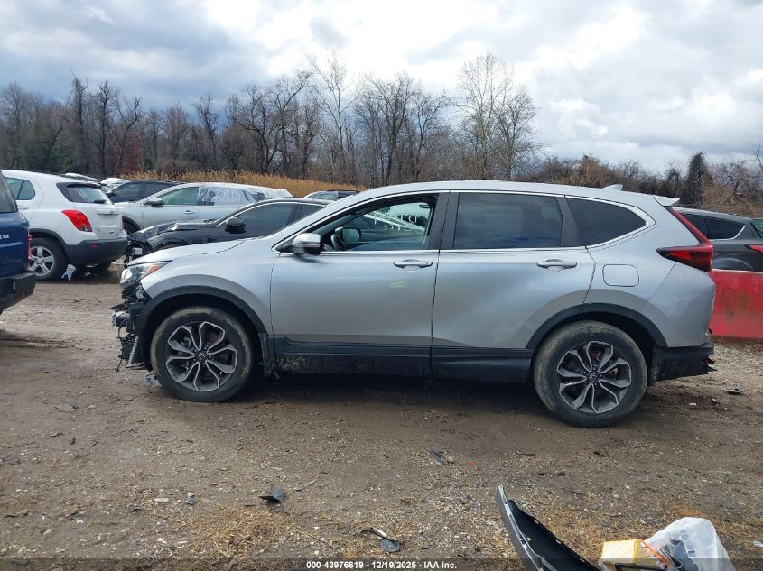 2022 Honda Cr-V Hybrid Ex-L VIN: 5J6RT6H85NL040912 Lot: 43976619