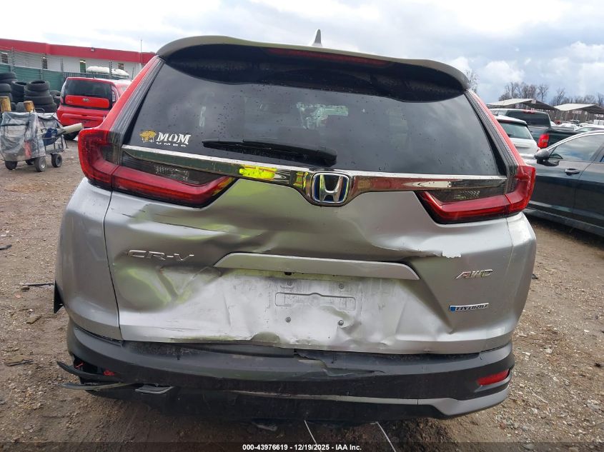 2022 Honda Cr-V Hybrid Ex-L VIN: 5J6RT6H85NL040912 Lot: 43976619