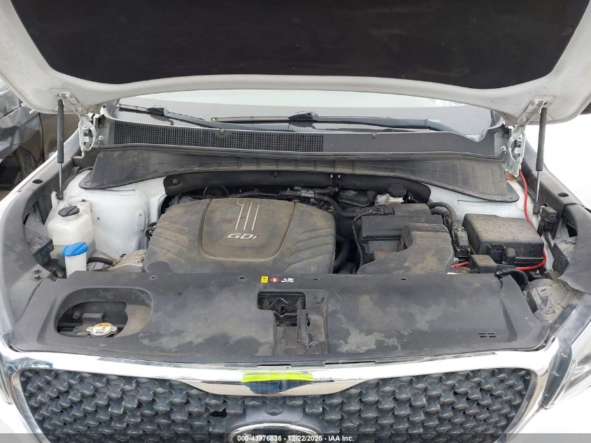 2017 Kia Sorento 3.3L Lx VIN: 5XYPG4A51HG329002 Lot: 43976636