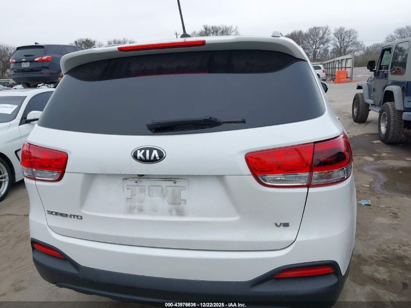 2017 Kia Sorento 3.3L Lx VIN: 5XYPG4A51HG329002 Lot: 43976636