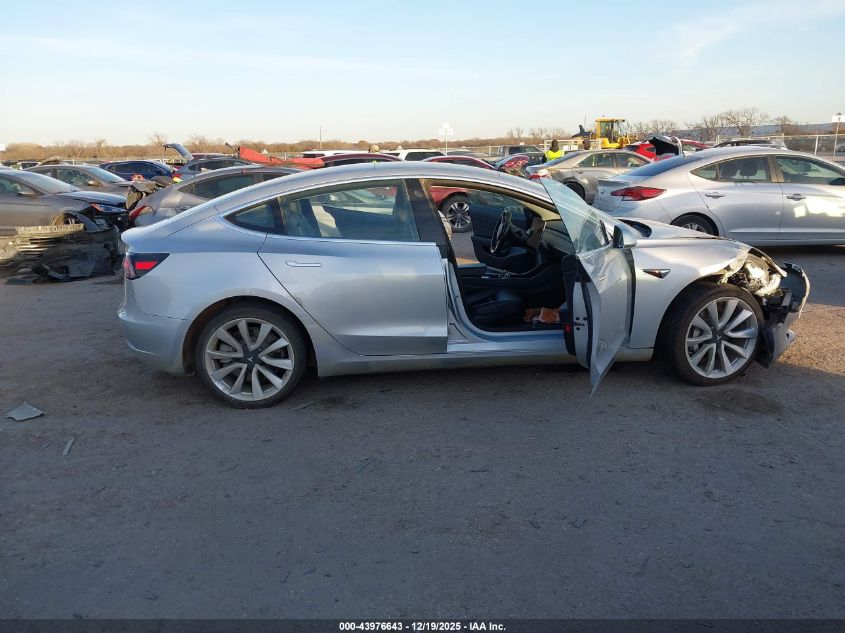 2018 Tesla Model 3 Long Range/Mid Range VIN: 5YJ3E1EA1JF048485 Lot: 43976643