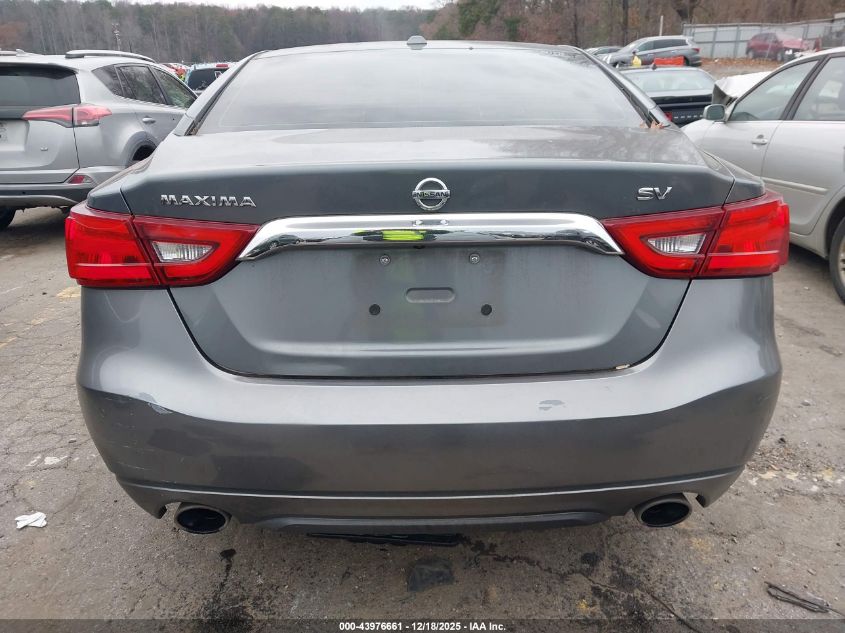2018 Nissan Maxima 3.5 Sv VIN: 1N4AA6AP6JC387451 Lot: 43976661