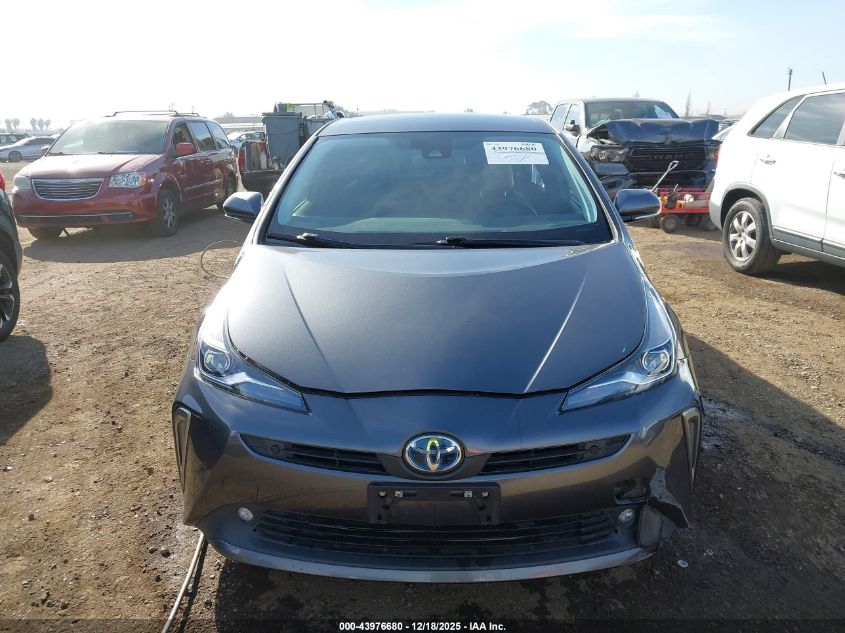 2022 Toyota Prius Xle VIN: JTDKAMFU2N3167571 Lot: 43976680