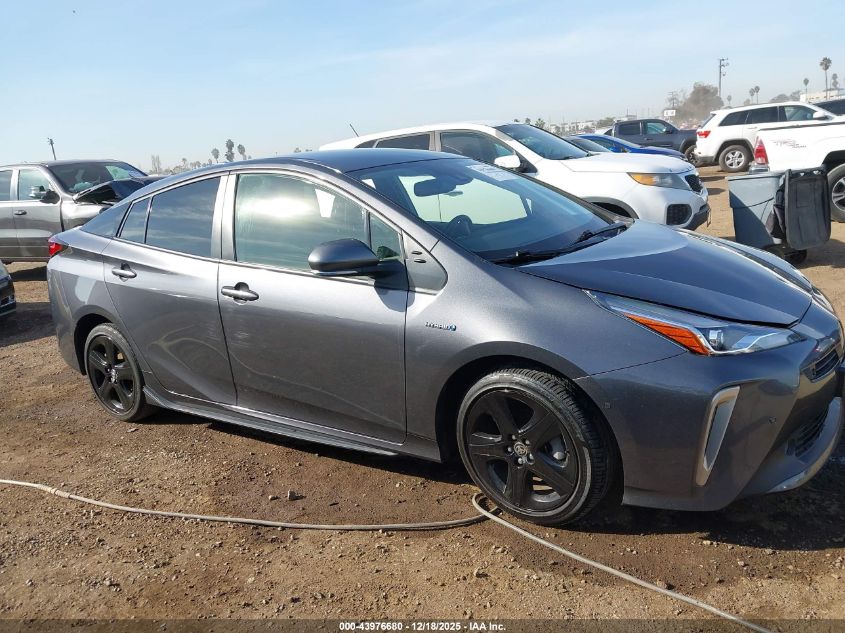 2022 Toyota Prius Xle VIN: JTDKAMFU2N3167571 Lot: 43976680