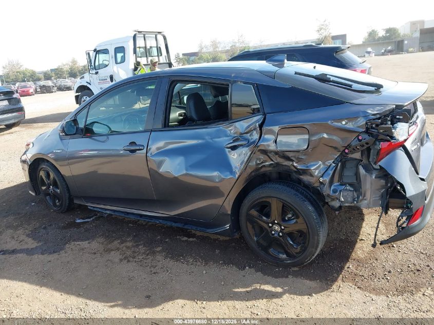 2022 Toyota Prius Xle VIN: JTDKAMFU2N3167571 Lot: 43976680