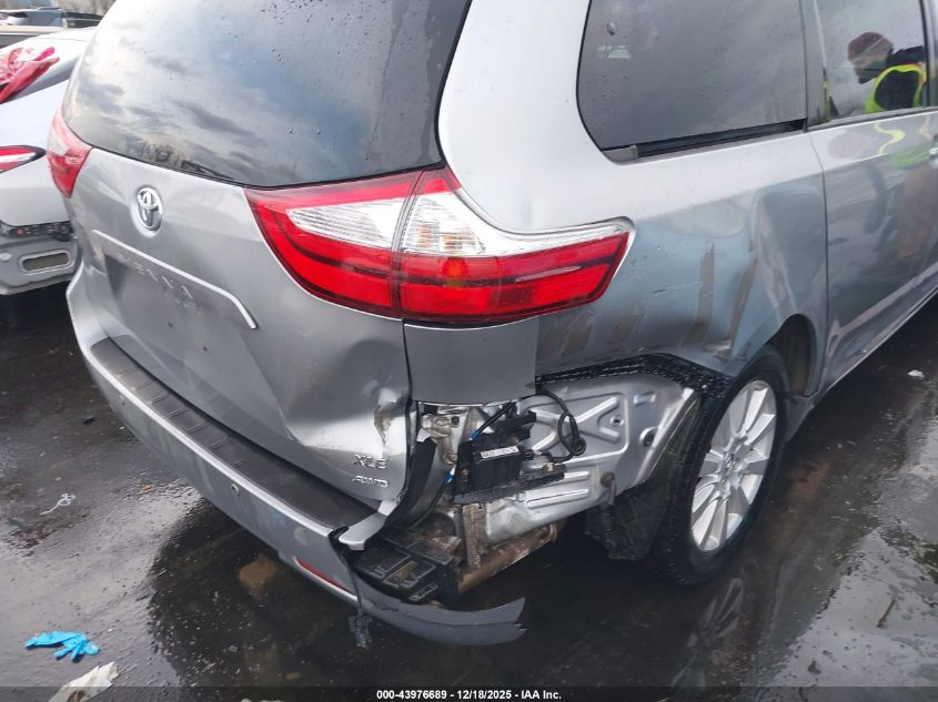 2017 Toyota Sienna Xle Premium 7 Passenger VIN: 5TDDZ3DC6HS163547 Lot: 43976689