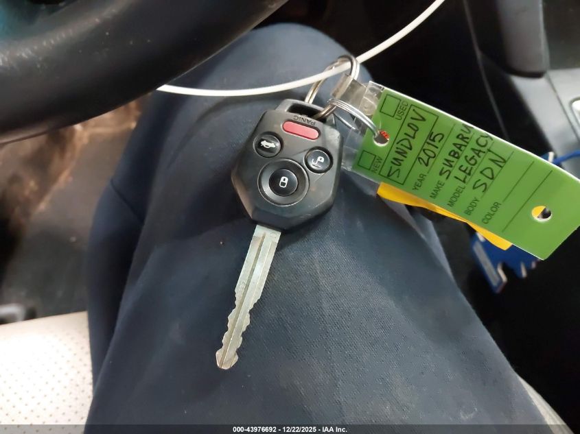 2015 Subaru Legacy 2.5I Premium VIN: 4S3BNAC61F3028526 Lot: 43976692