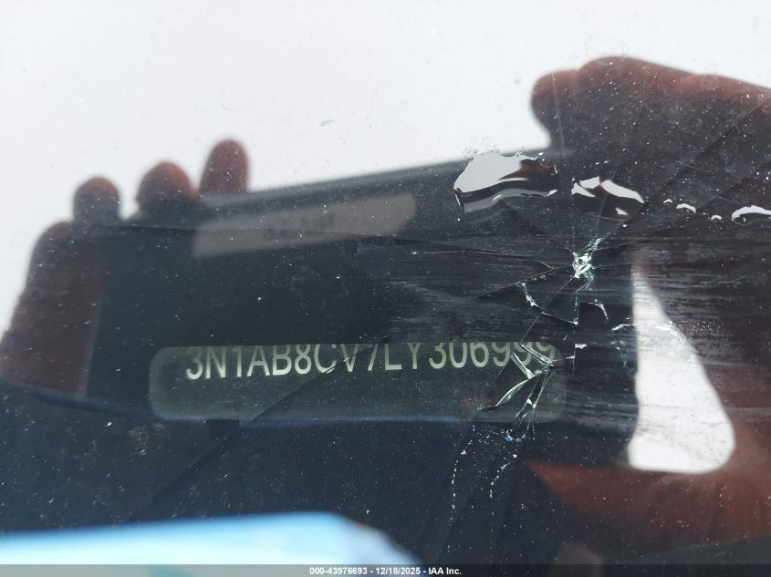 2020 Nissan Sentra Sv Xtronic Cvt VIN: 3N1AB8CV7LY306999 Lot: 43976693