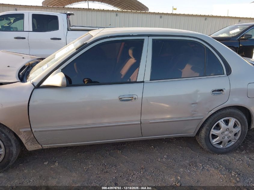 2000 Toyota Corolla Ce VIN: 2T1BR12E6YC323712 Lot: 43976702