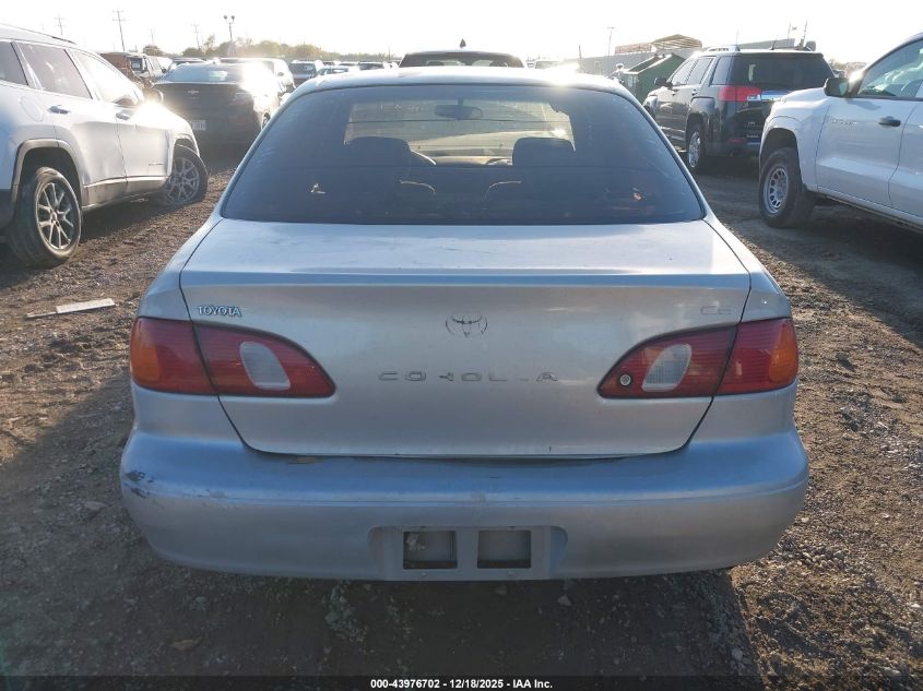 2000 Toyota Corolla Ce VIN: 2T1BR12E6YC323712 Lot: 43976702