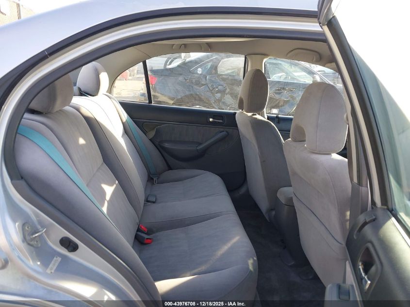 2003 Honda Civic Lx VIN: 2HGES16563H507561 Lot: 43976708