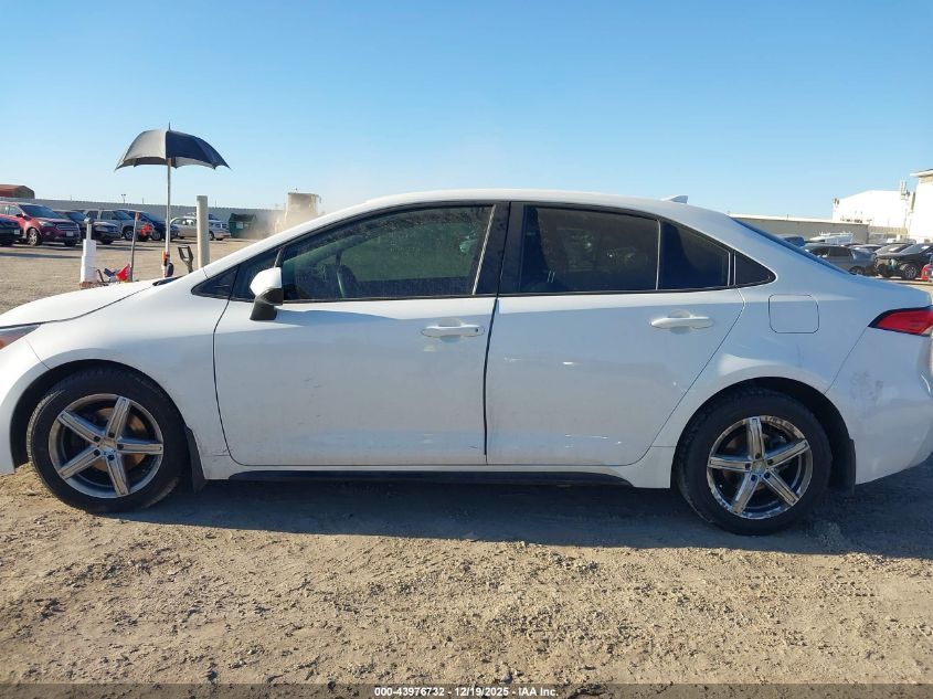 2021 Toyota Corolla Le VIN: JTDEPMAE4MJ128549 Lot: 43976732