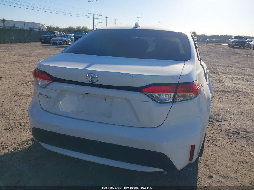 2021 Toyota Corolla Le VIN: JTDEPMAE4MJ128549 Lot: 43976732