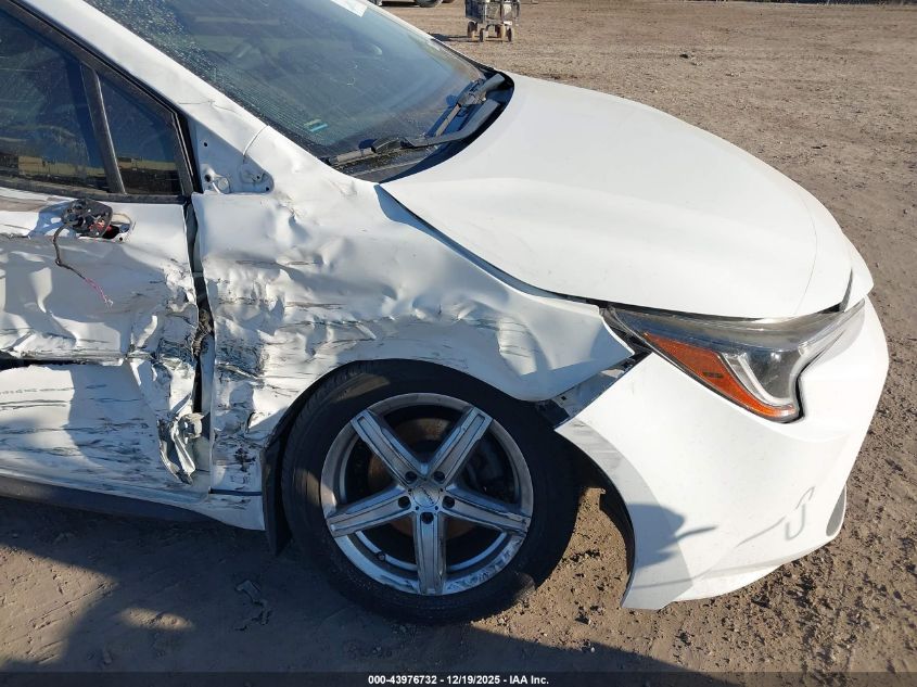 2021 Toyota Corolla Le VIN: JTDEPMAE4MJ128549 Lot: 43976732