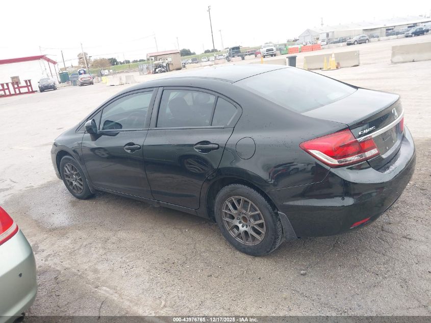 2014 Honda Civic Lx VIN: 19XFB2F56EE032579 Lot: 43976765