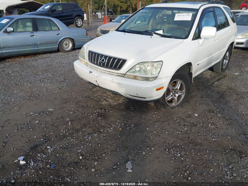2002 Lexus Rx 300 VIN: JTJGF10U620144903 Lot: 43976770