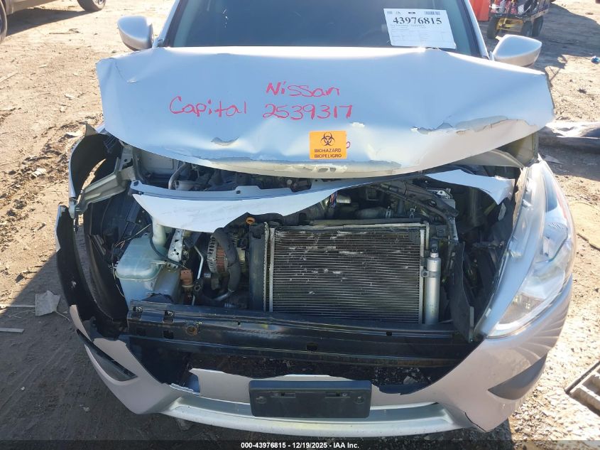 2019 Nissan Versa 1.6 Sv VIN: 3N1CN7AP4KL827107 Lot: 43976815