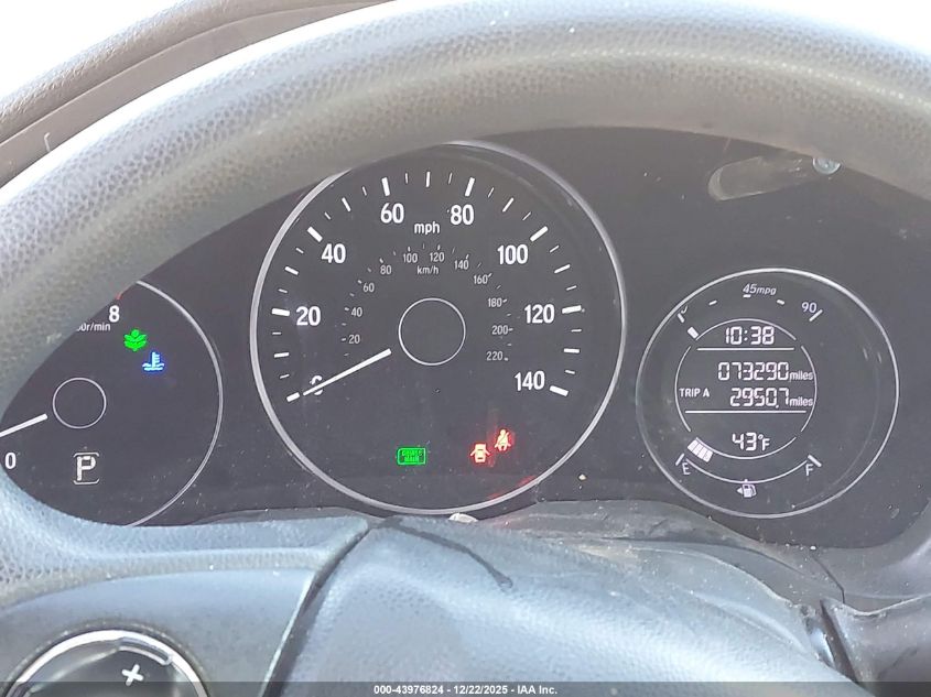 2018 Honda Hr-V Lx VIN: 3CZRU6H35JG728921 Lot: 43976824