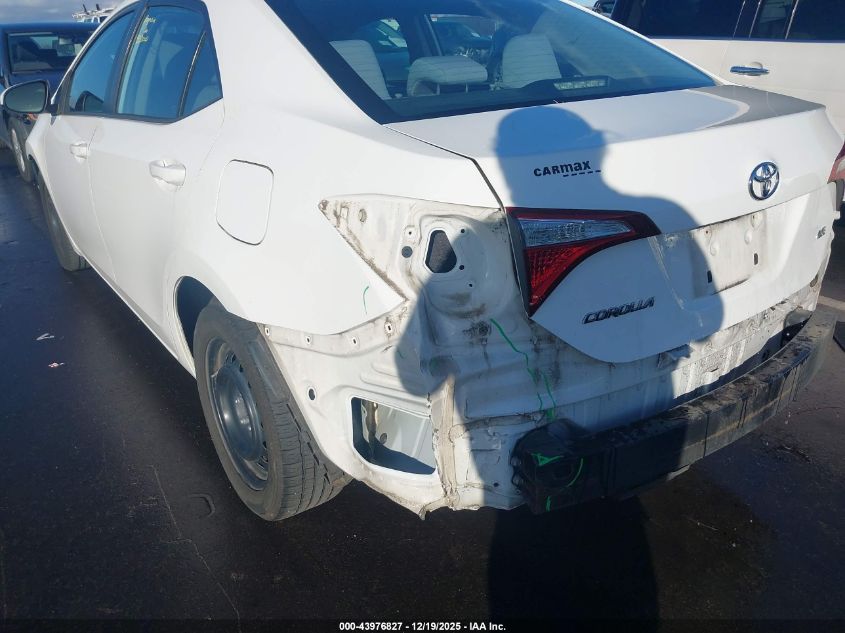 2015 Toyota Corolla Le VIN: 2T1BURHE3FC311356 Lot: 43976827