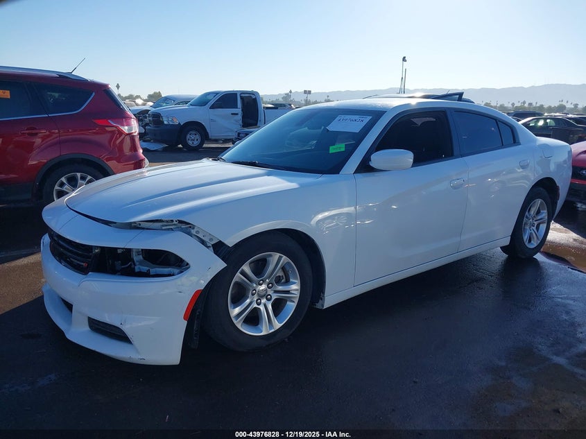 VIN 2C3CDXBG0NH120392 2022 DODGE CHARGER SXT RWD