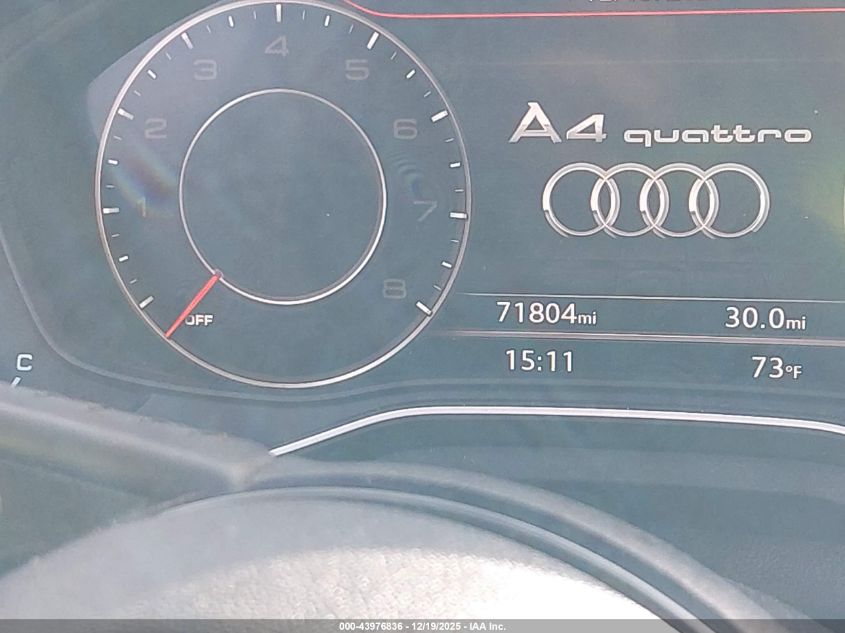 2017 Audi A4 2.0T Premium VIN: WAUENAF41HN000768 Lot: 43976836