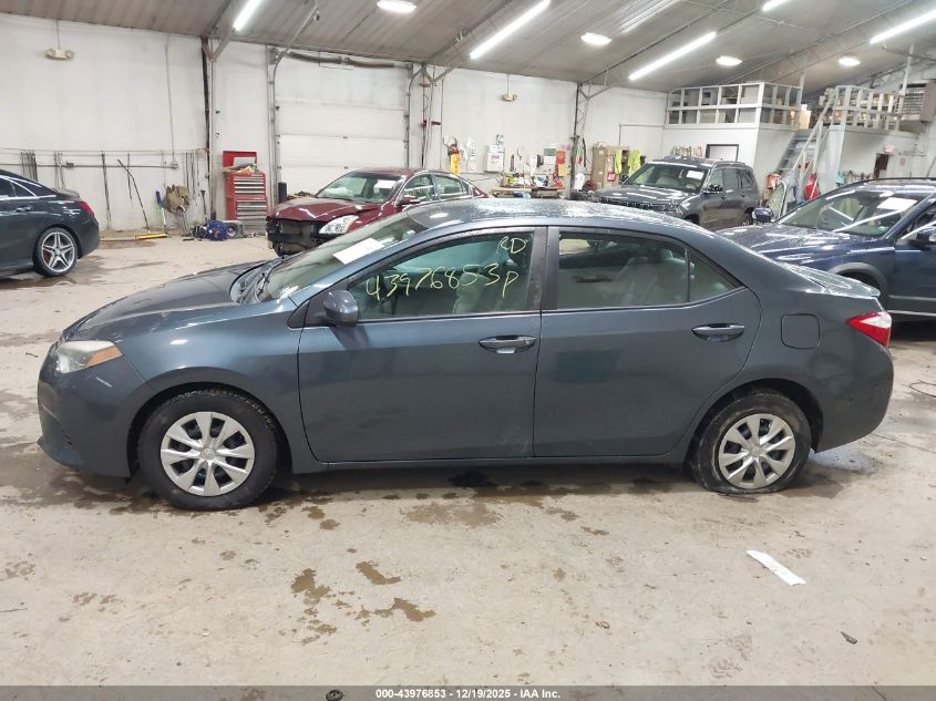 2015 Toyota Corolla Le Eco VIN: 2T1BPRHE9FC260467 Lot: 43976853