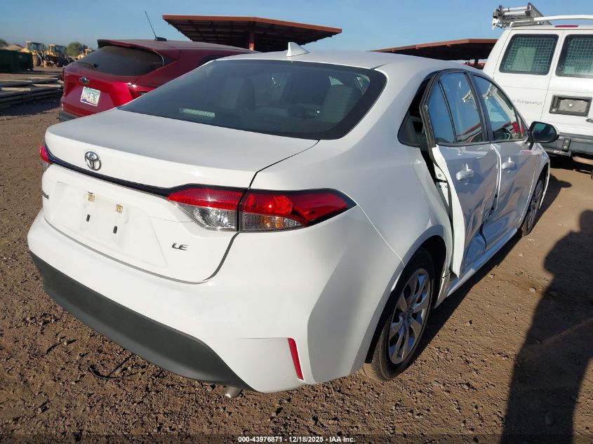 2024 Toyota Corolla Le VIN: 5YFB4MDE4RP174912 Lot: 43976871