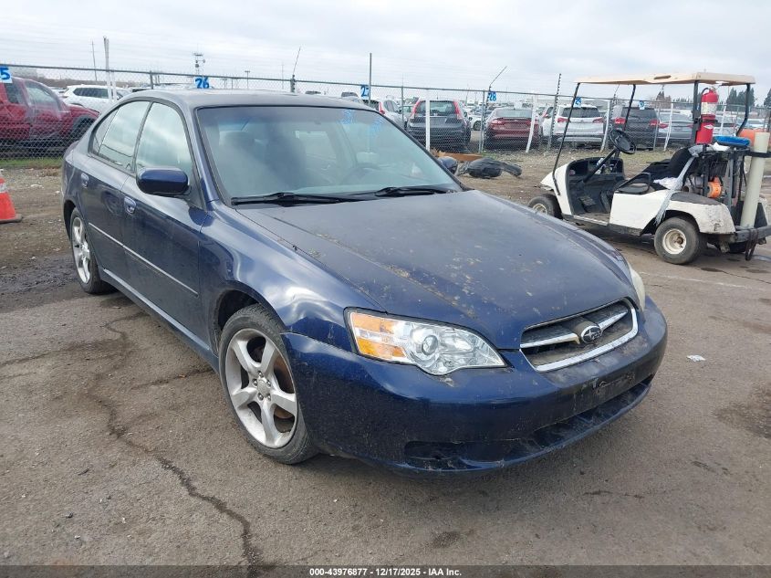2006 Subaru Legacy 2.5I VIN: 4S3BL626167217755 Lot: 43976877
