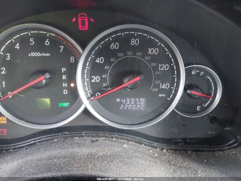 2006 Subaru Legacy 2.5I VIN: 4S3BL626167217755 Lot: 43976877