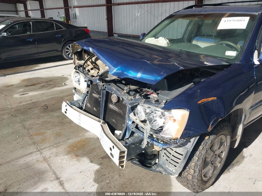 2003 Toyota Highlander VIN: JTEGD21A130050945 Lot: 43976889