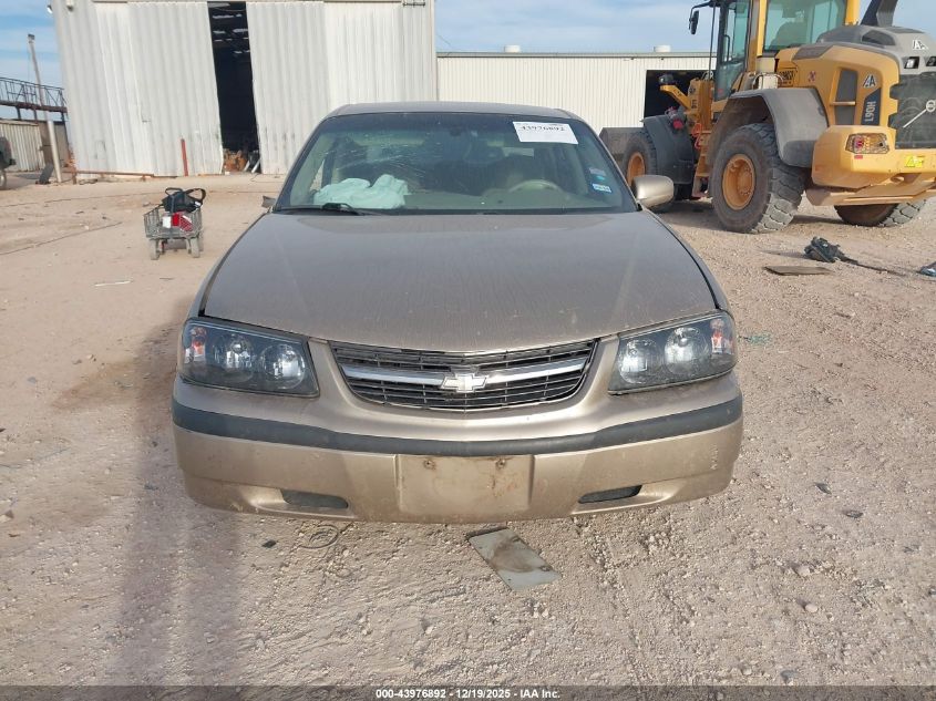 2005 Chevrolet Impala VIN: 2G1WF52E159211180 Lot: 43976892