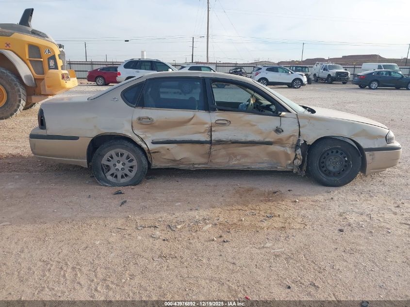2005 Chevrolet Impala VIN: 2G1WF52E159211180 Lot: 43976892