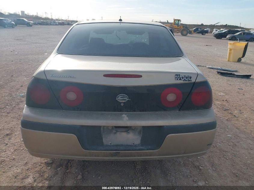 2005 Chevrolet Impala VIN: 2G1WF52E159211180 Lot: 43976892