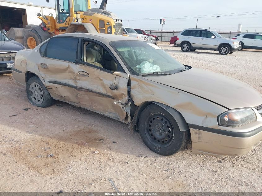 2005 Chevrolet Impala VIN: 2G1WF52E159211180 Lot: 43976892