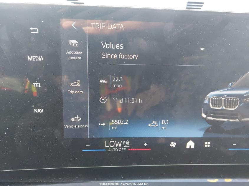 2025 BMW X1 xDrive28I VIN: WBX73EF03S5181680 Lot: 43976903