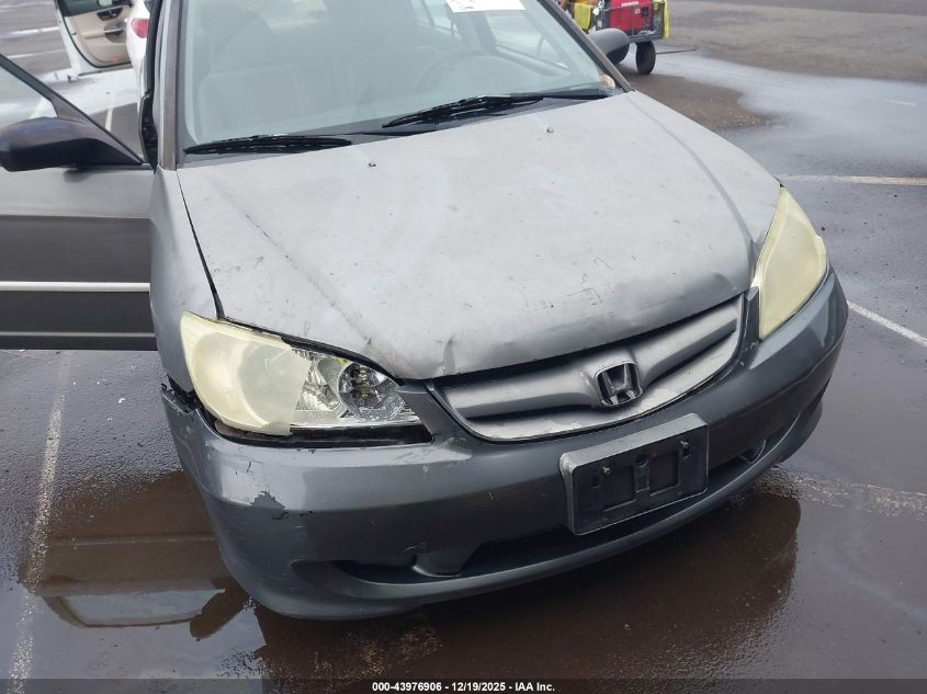 2005 Honda Civic Vp VIN: 2HGES16345H568246 Lot: 43976906