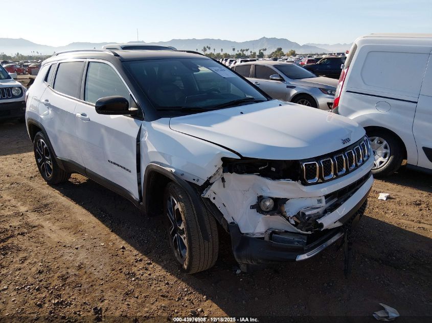 2024 Jeep Compass Limited 4X4 VIN: 3C4NJDCNXRT610893 Lot: 43976908
