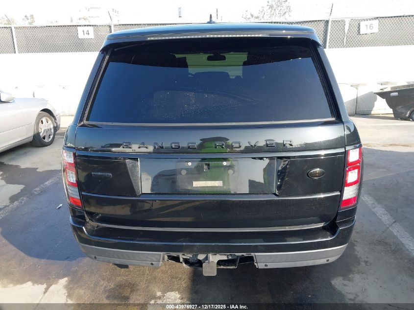 2016 Land Rover Range Rover 5.0L V8 Supercharged VIN: SALGS3EF5GA297478 Lot: 43976927