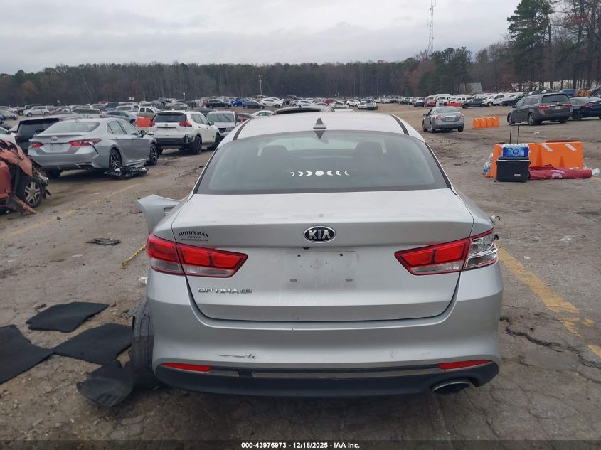 2016 Kia Optima Lx VIN: 5XXGT4L38GG088260 Lot: 43976973