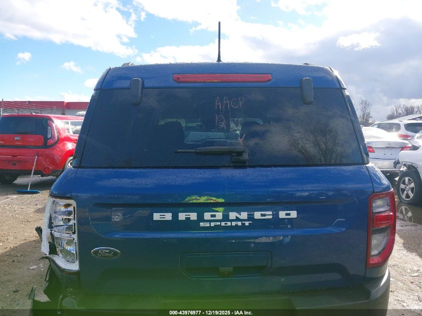 2024 Ford Bronco Sport Big Bend VIN: 3FMCR9B62RRF08083 Lot: 43976977