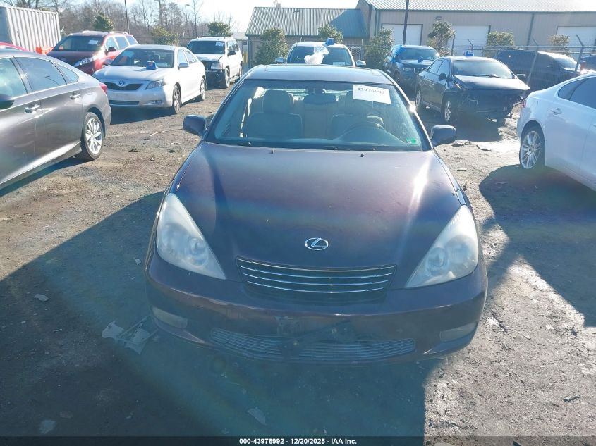 2003 Lexus Es 300 VIN: JTHBF30G730134738 Lot: 43976992