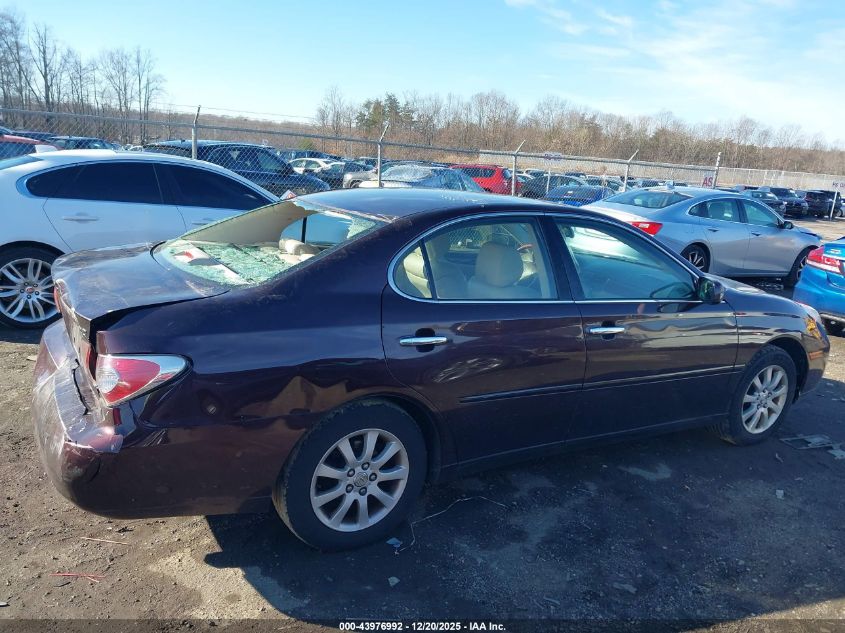2003 Lexus Es 300 VIN: JTHBF30G730134738 Lot: 43976992
