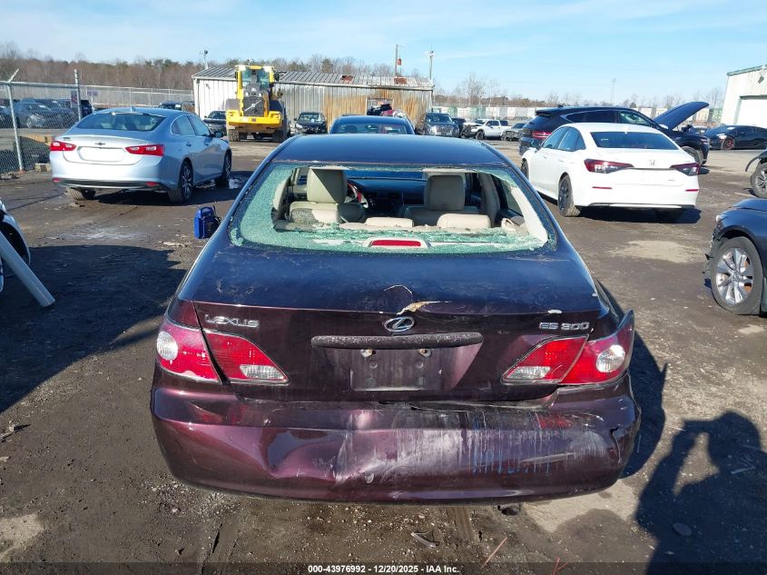 2003 Lexus Es 300 VIN: JTHBF30G730134738 Lot: 43976992