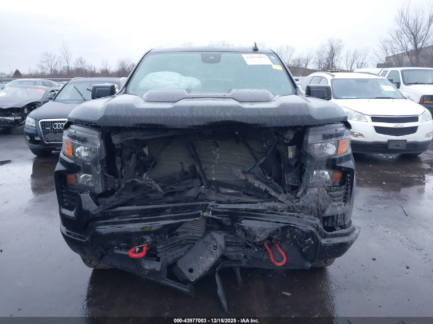 2022 Chevrolet Silverado 1500 Custom Trail Boss VIN: 3GCPDCEK2NG533954 Lot: 43977003