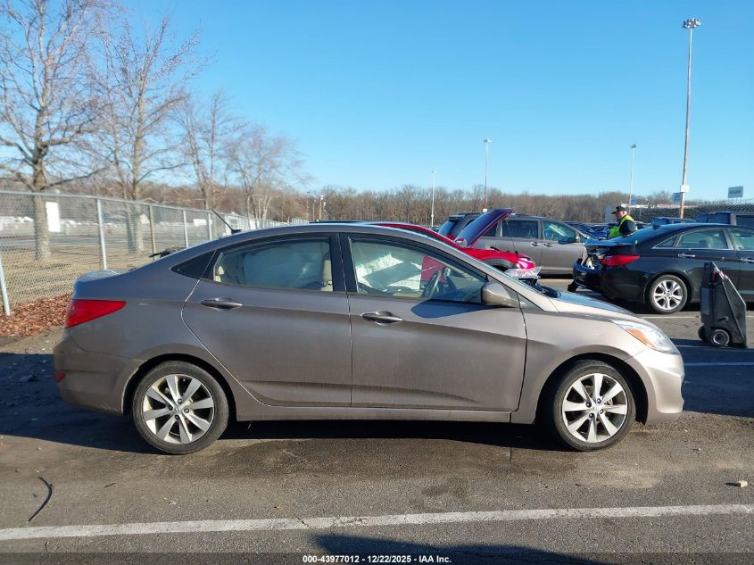 2014 Hyundai Accent Gls VIN: KMHCU4AE6EU763686 Lot: 43977012