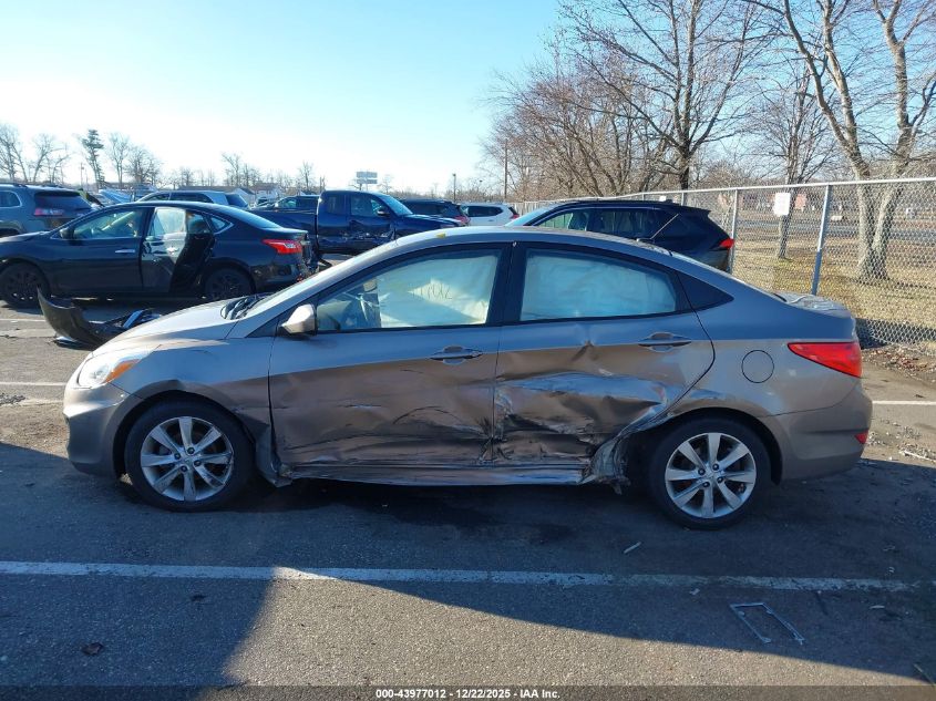 2014 Hyundai Accent Gls VIN: KMHCU4AE6EU763686 Lot: 43977012