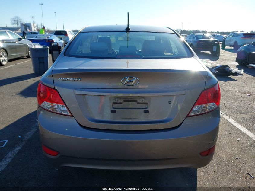2014 Hyundai Accent Gls VIN: KMHCU4AE6EU763686 Lot: 43977012