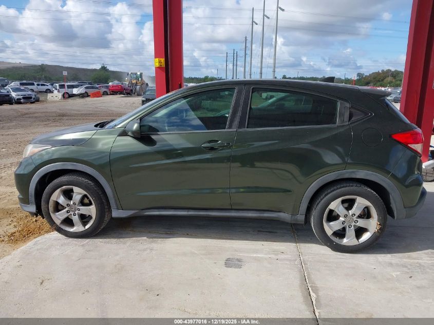 2016 Honda Hr-V Lx VIN: 3CZRU5H30GM735411 Lot: 43977016