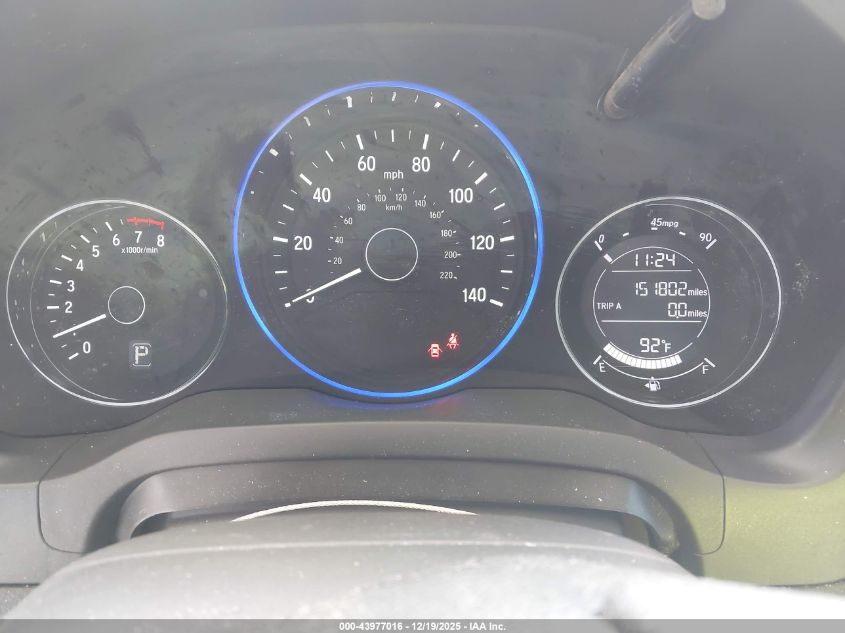 2016 Honda Hr-V Lx VIN: 3CZRU5H30GM735411 Lot: 43977016