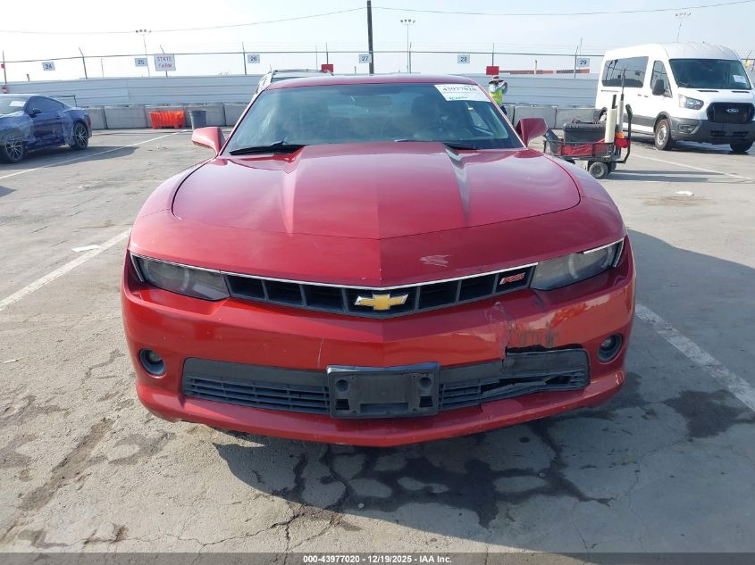 2014 Chevrolet Camaro 2Lt VIN: 2G1FC1E38E9165830 Lot: 43977020